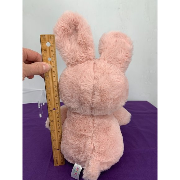 Spark your imagination Pink Rabbit BunnyJingle Rattle Embroidered Eyes and nose - Picture 6 of 10